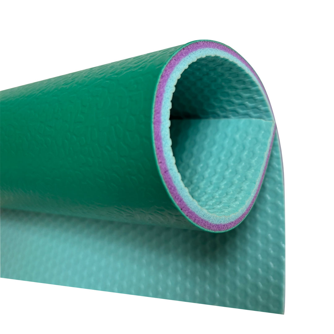 Suelo de voleibol de PVC de 8,0 mm con diseño de piedras preciosas TC-DXBS80