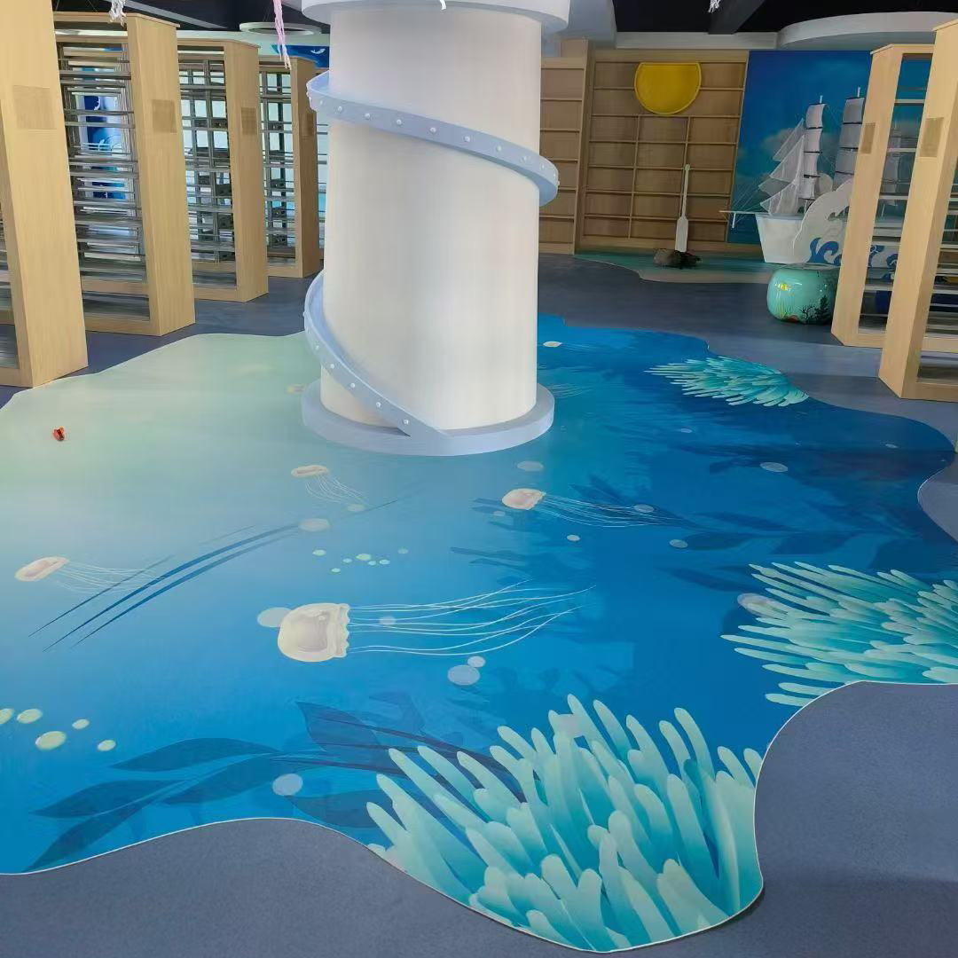 Suelos de PVC personalizados para zonas de juego
