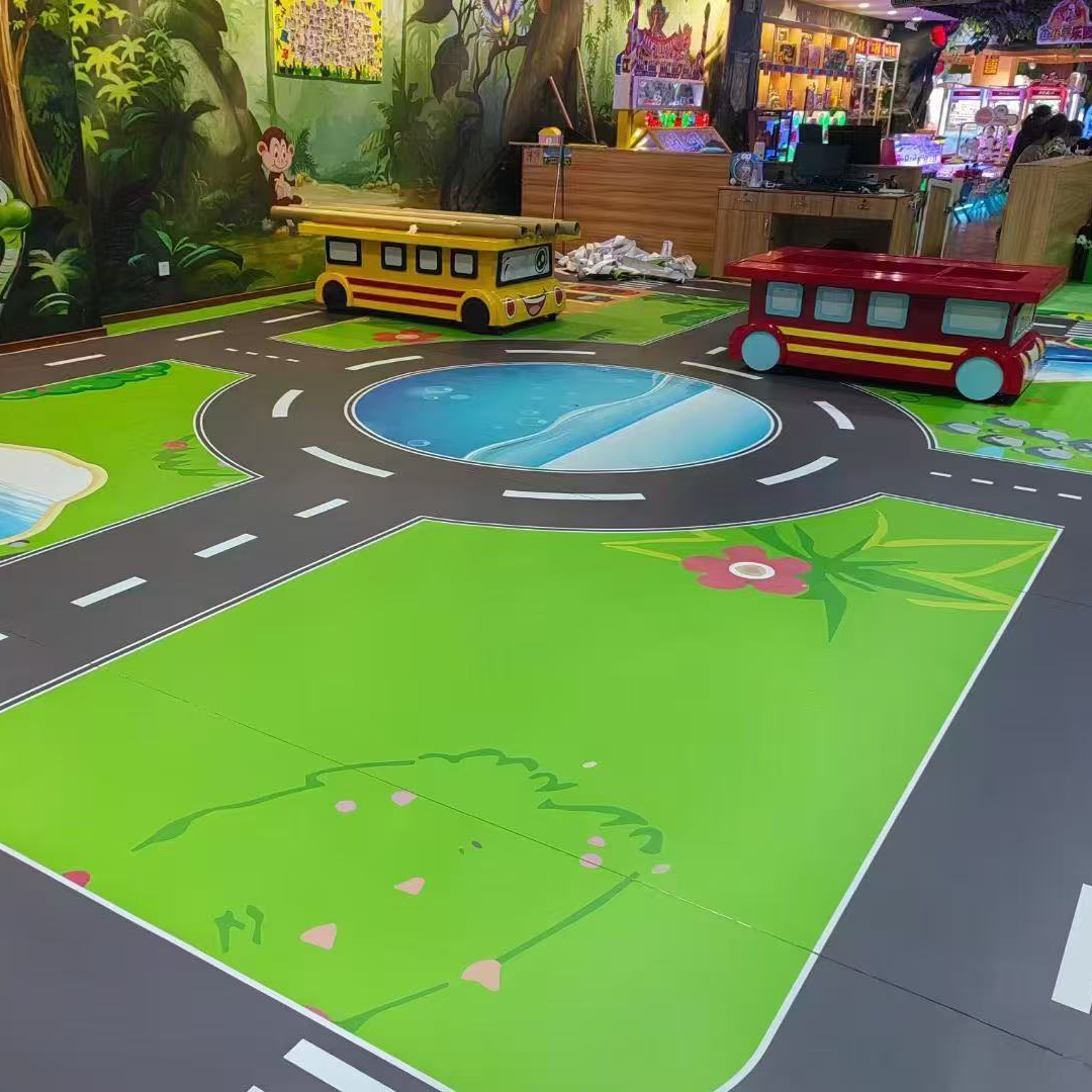 Suelos de PVC personalizados para zonas de juego