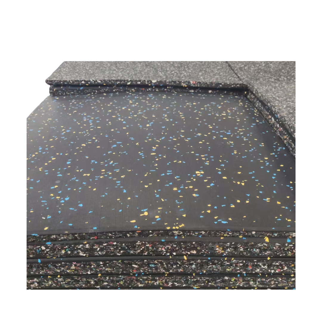 Baldosas de suelo granulares de caucho compuesto con forma de flor TC-MRHKL