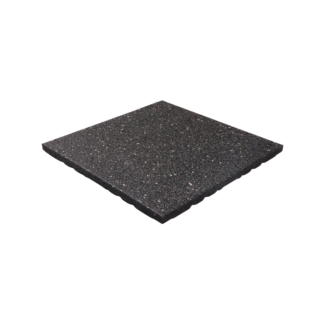 Baldosas de suelo de caucho compuesto con punto de color al 70 %