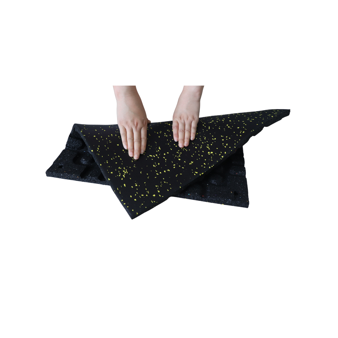 Baldosas de suelo de caucho compuesto de 2,5 cm TC-CYFH25