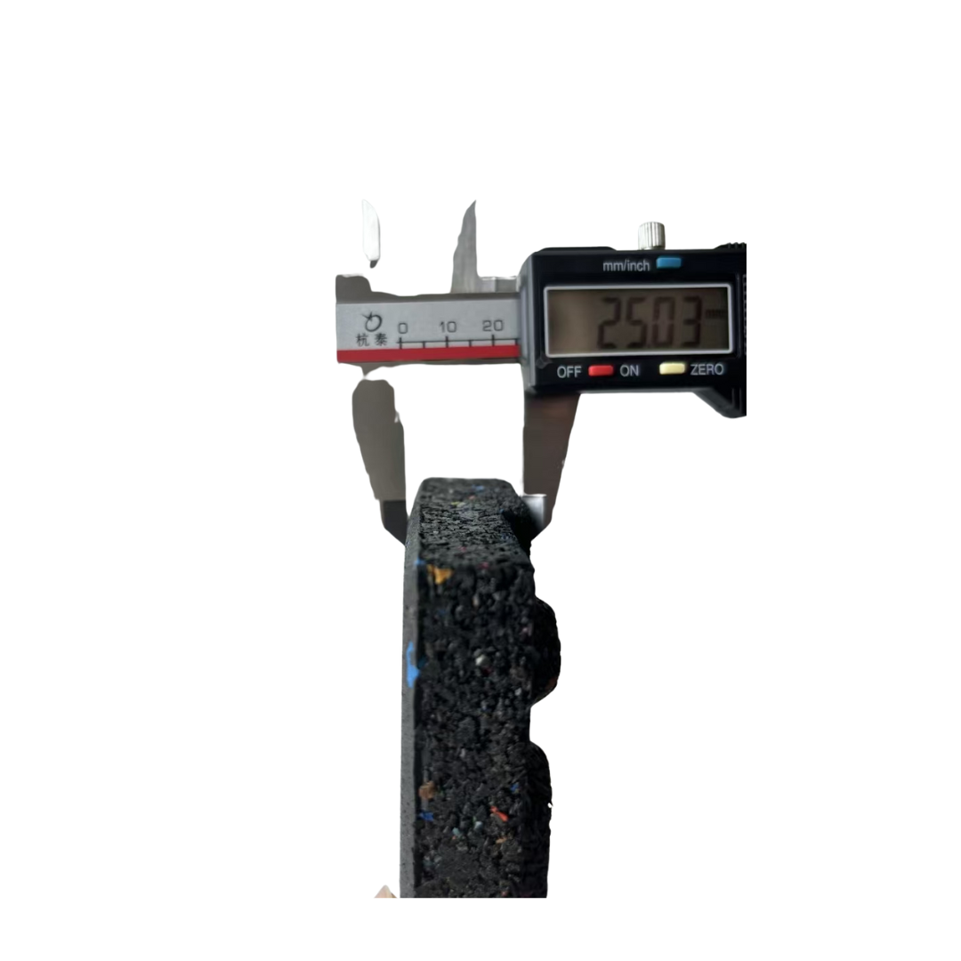 Baldosas de suelo de caucho compuesto de 2,5 cm TC-CYFH25