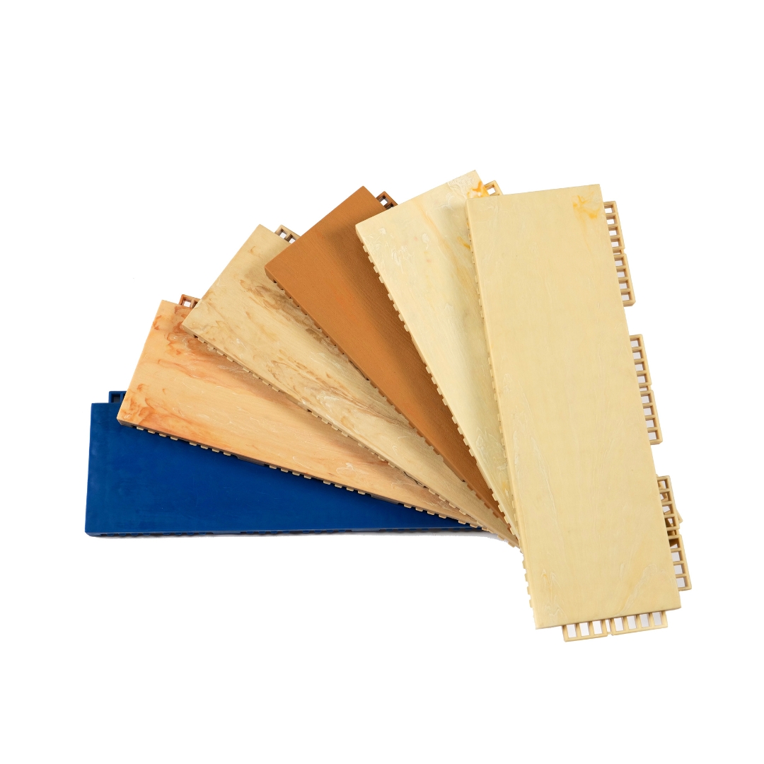 Mismo grano de madera transparente (plástico blando) TC-DK6MR